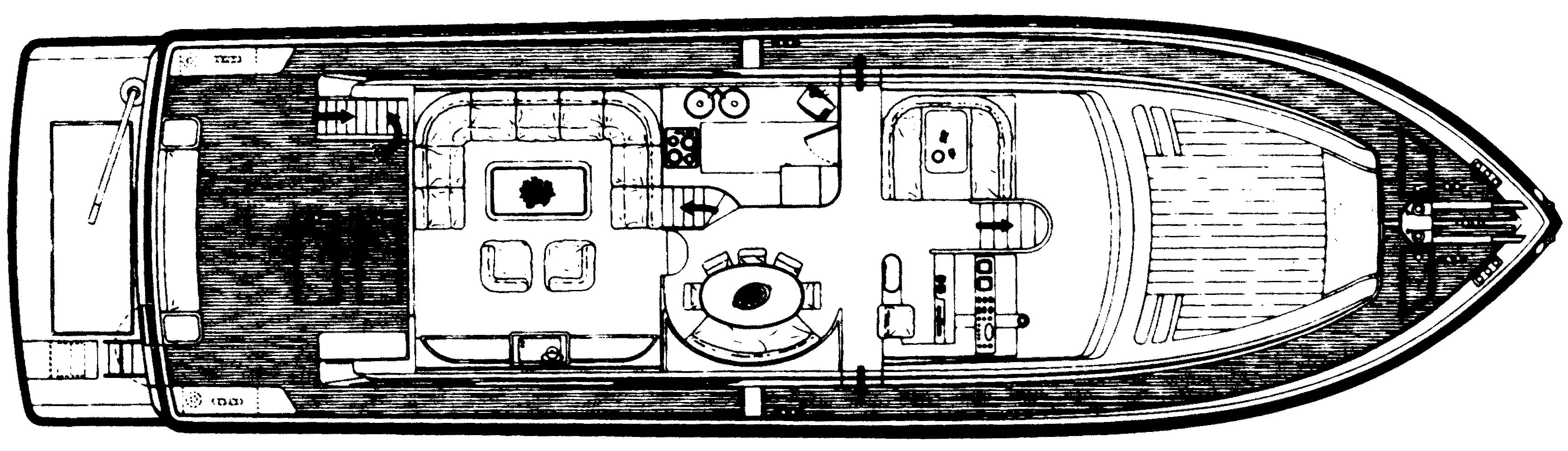 Ferretti Yachts 75 (225) floor plan