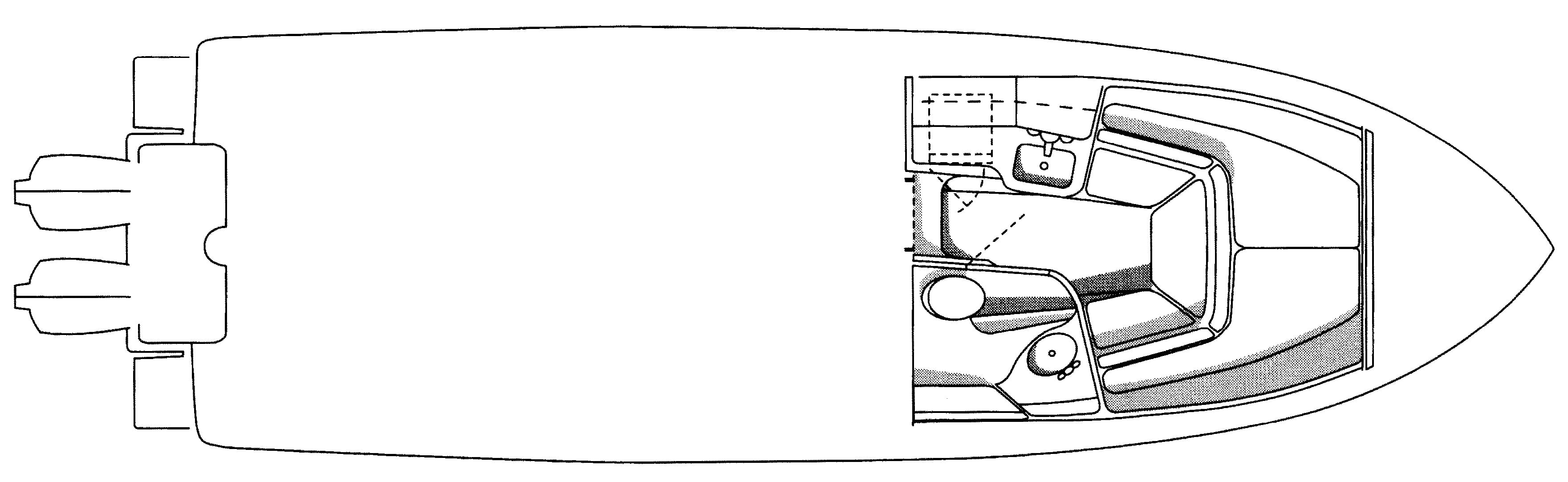 Intrepid Yachts 356 Cuddy floor plan