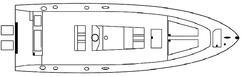 Island Runner 31 floor plan