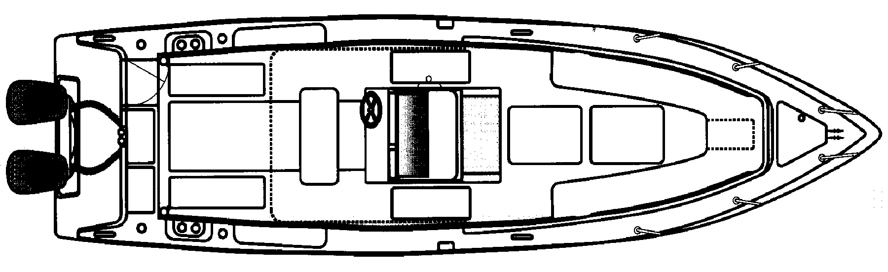 Jefferson Yachts 35 Marlago Cuddy floor plan