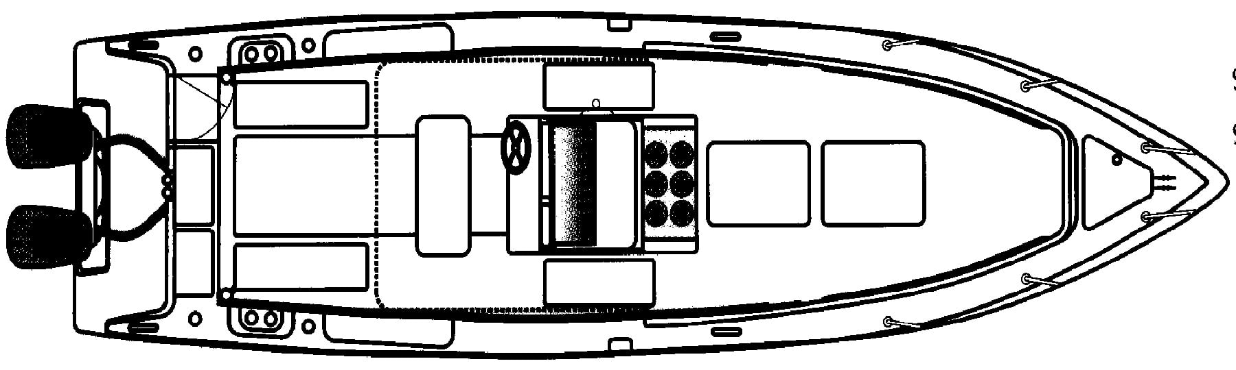 Jefferson Yachts 35 Marlago Cuddy floor plan