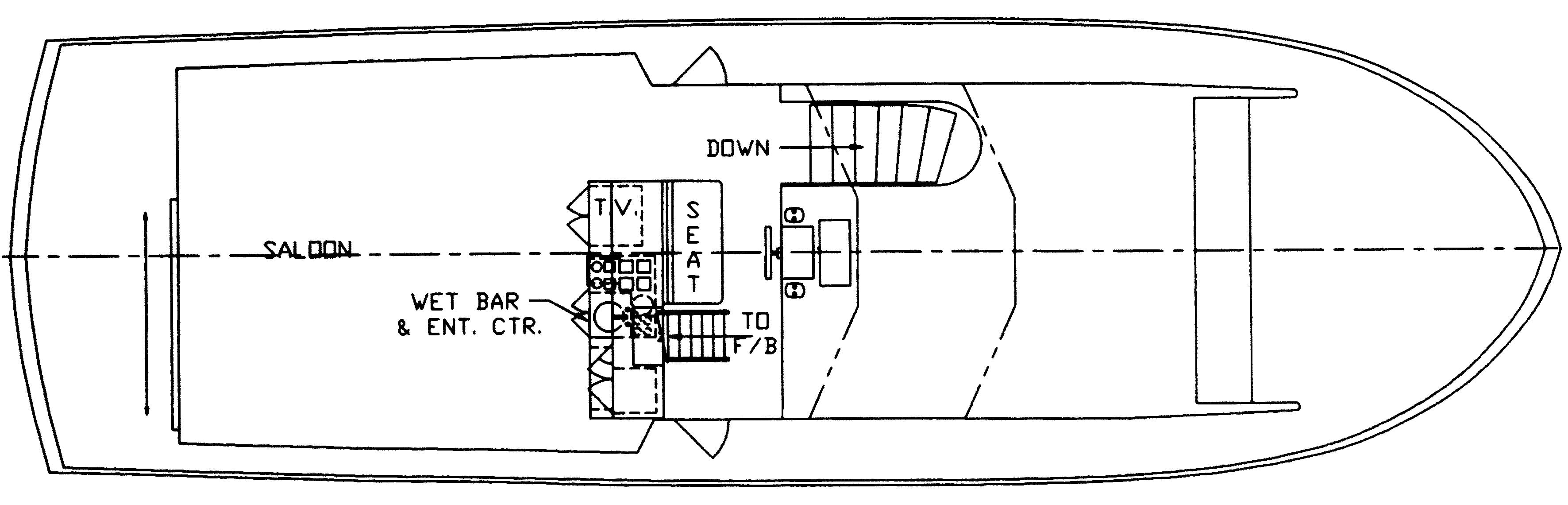 Jefferson Yachts 52 Marquessa floor plan