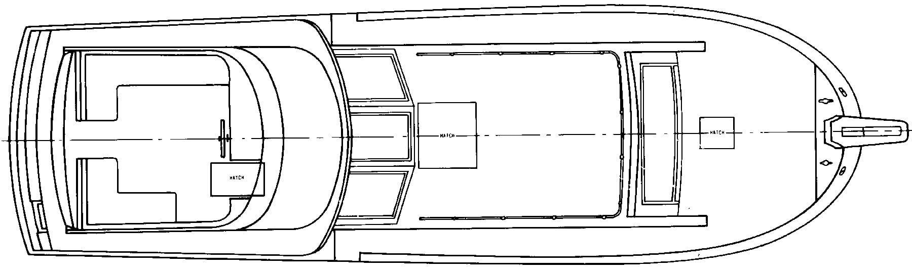 Jefferson Yachts 52 Monticello floor plan