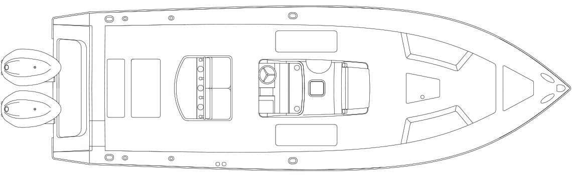 Jupiter 29-30 Forward Seating floor plan