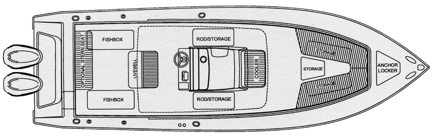 Jupiter 34 FS floor plan