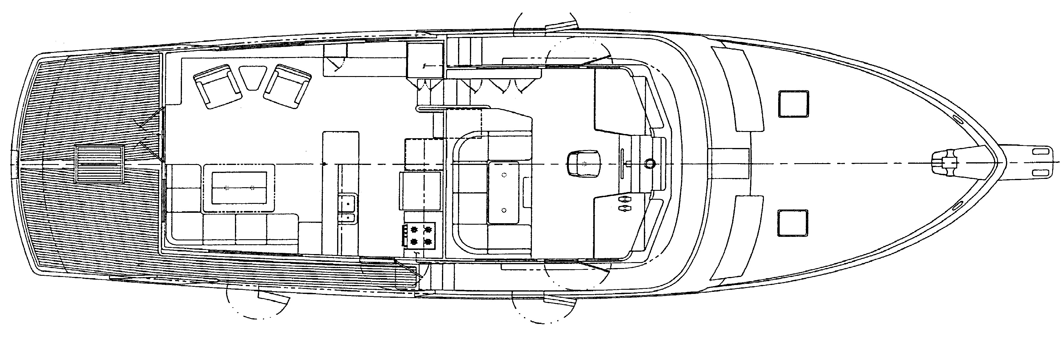 Krogen Yachts 58 Trawler floor plan