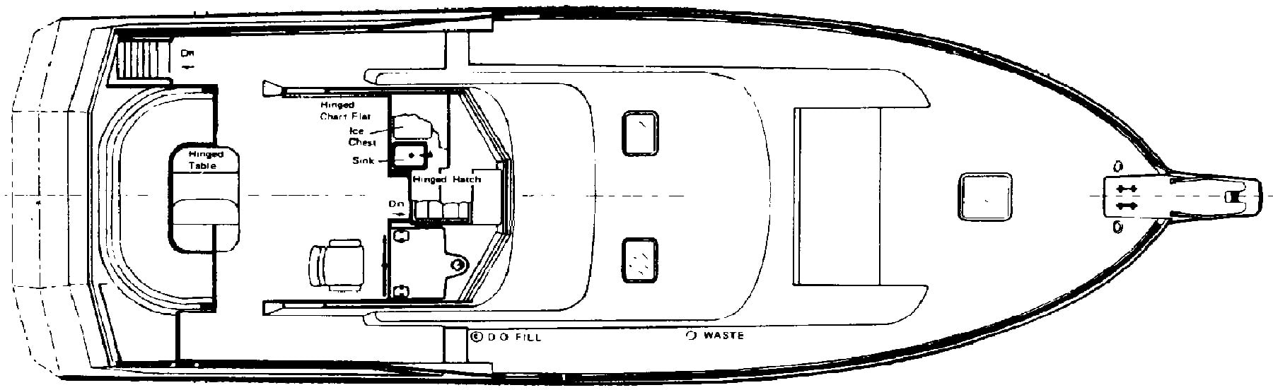 Krogen Yachts 42 Silhouette floor plan