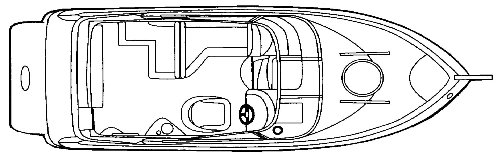 Larson 260 Cabrio floor plan