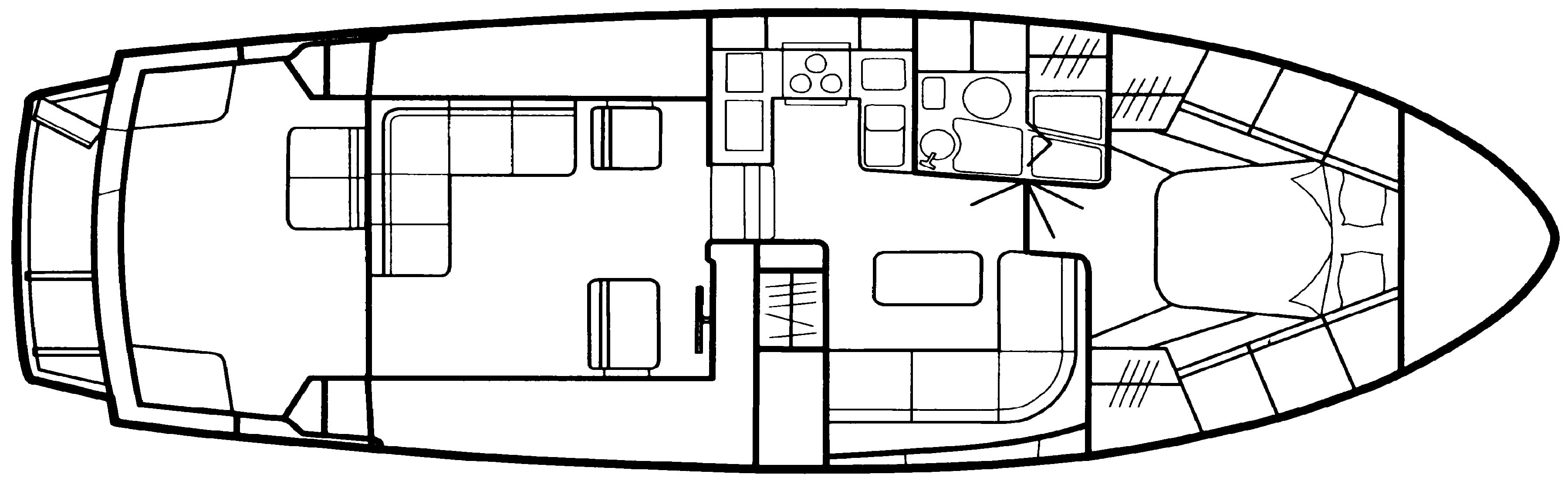 Legacy 40 Express floor plan