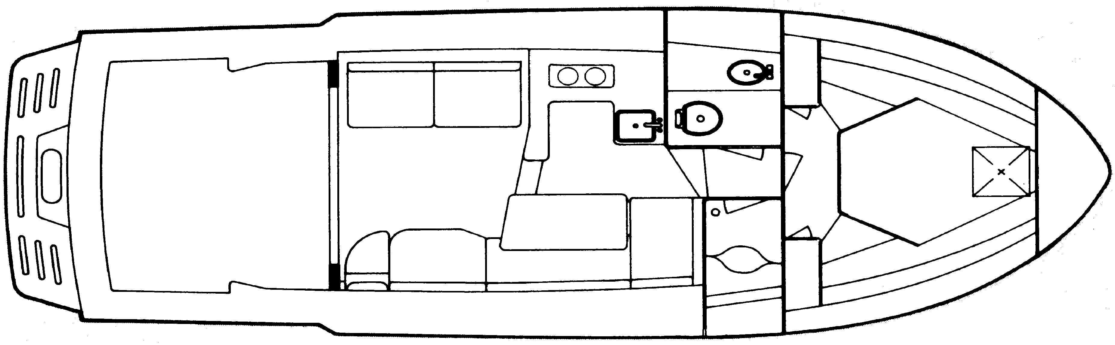 Luhrs Yachts 3420 Motor Yacht floor plan