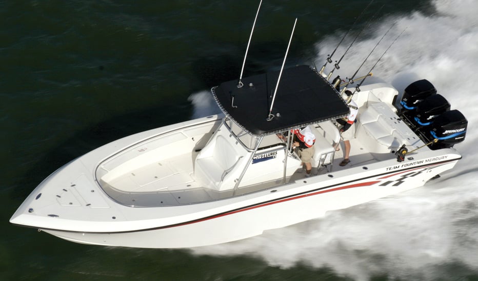 Fountain 34 Center Console