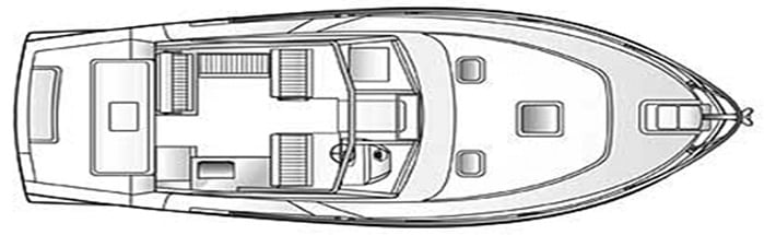 Luhrs Yachts 37 Open (IPS) floor plan