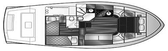 Luhrs Yachts 37 Open (IPS) floor plan