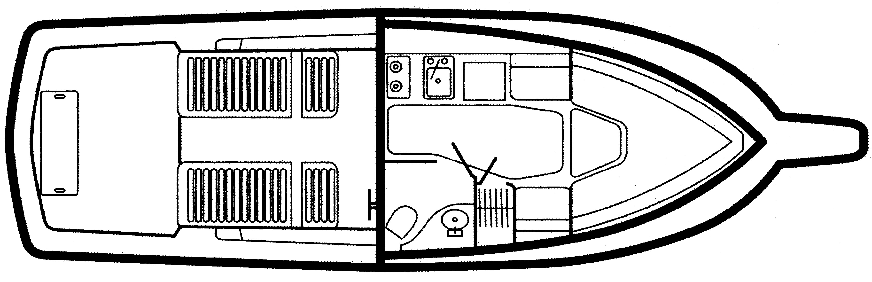 Mainship Yachts 30 Pilot floor plan