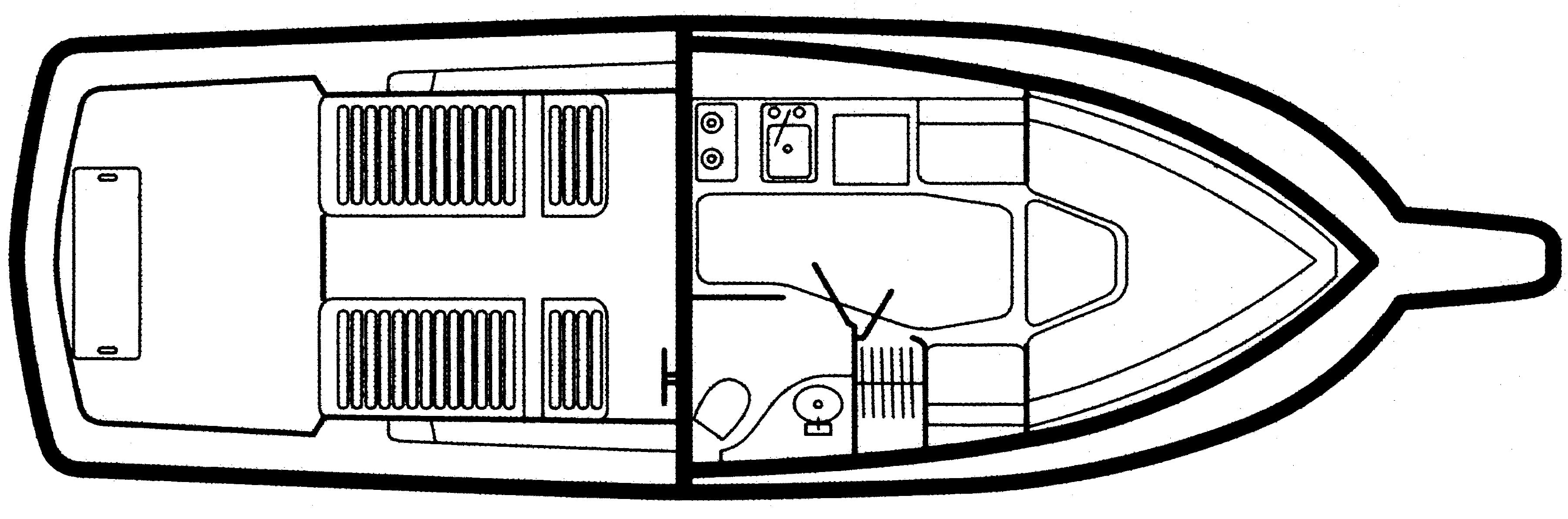 Mainship Yachts 30 Pilot Sedan floor plan