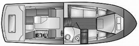 Mainship Yachts 31 Pilot floor plan