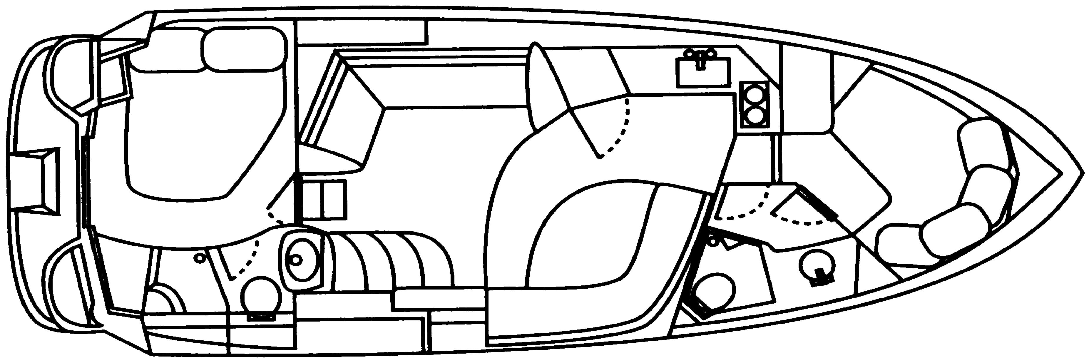Mainship Yachts 37 Motor Yacht floor plan