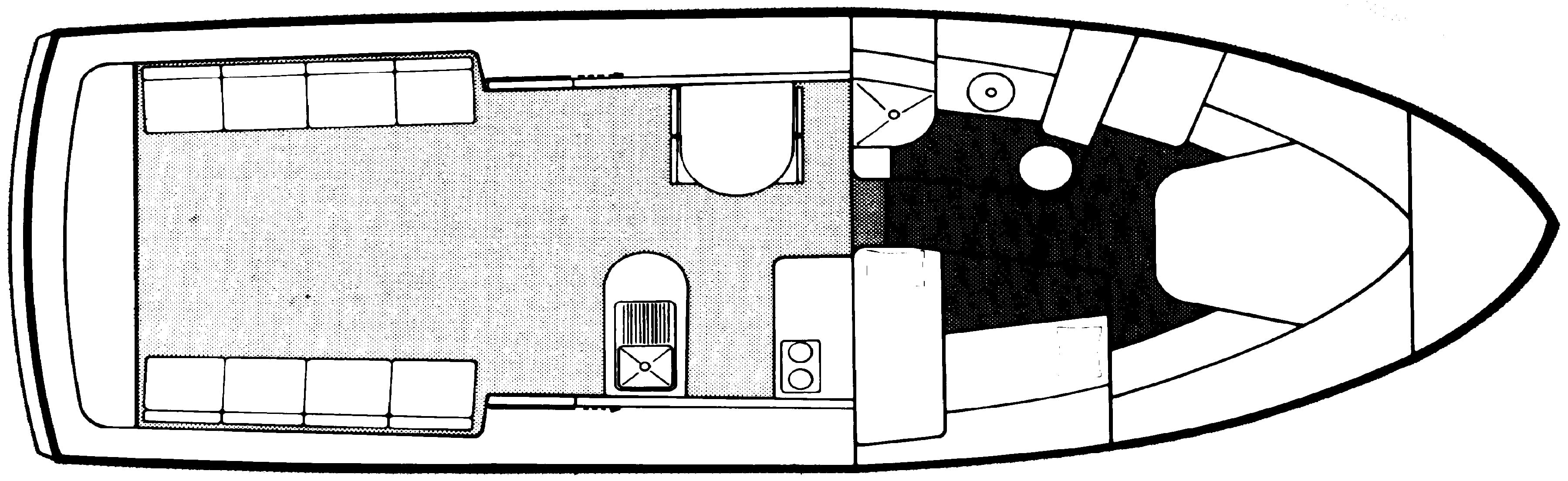 Mainship Yachts 41 Grand Salon floor plan