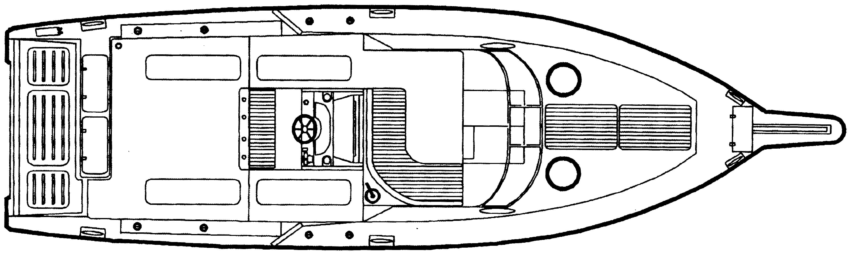 Mako Yachts 333 Attack floor plan