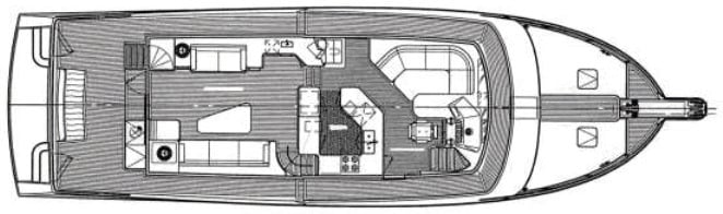 Marlow Yachts 61 Explorer floor plan