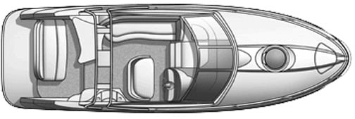 Maxum 2600-2700 SE floor plan
