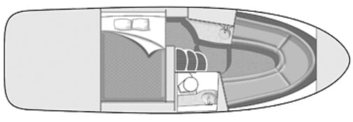 Maxum 2600-2700 SE floor plan