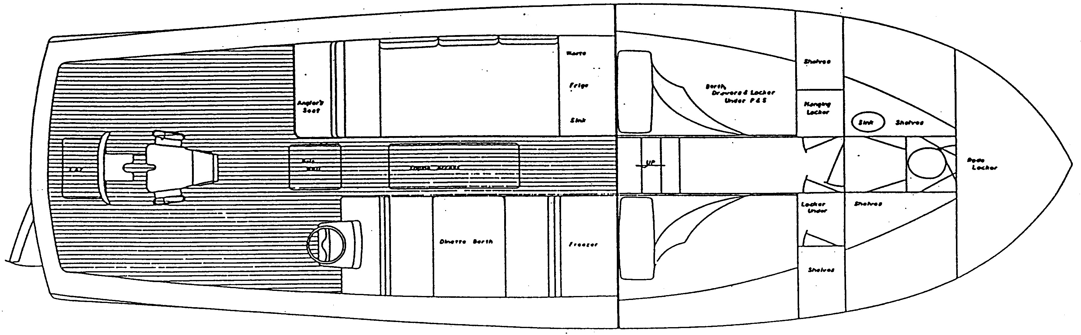 Gamefisherman 40 Express floor plan