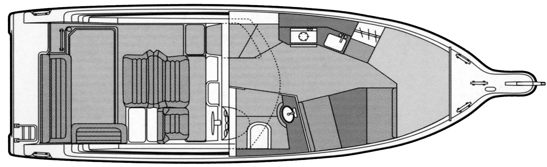 Maxum 2800-2900 SCR; 2900 SE floor plan