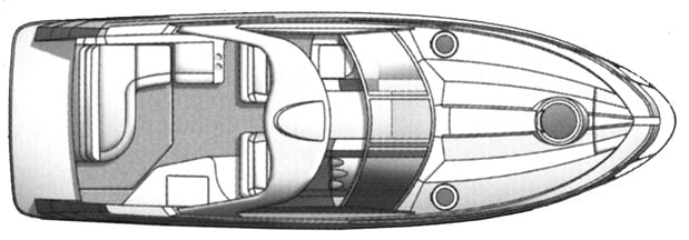 Maxum 2900 SE floor plan