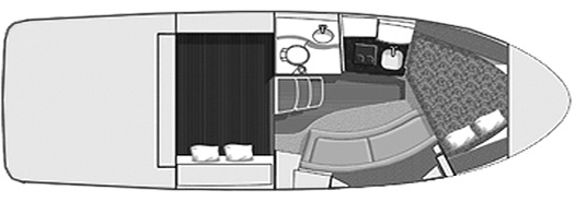 Maxum 2900 SE floor plan