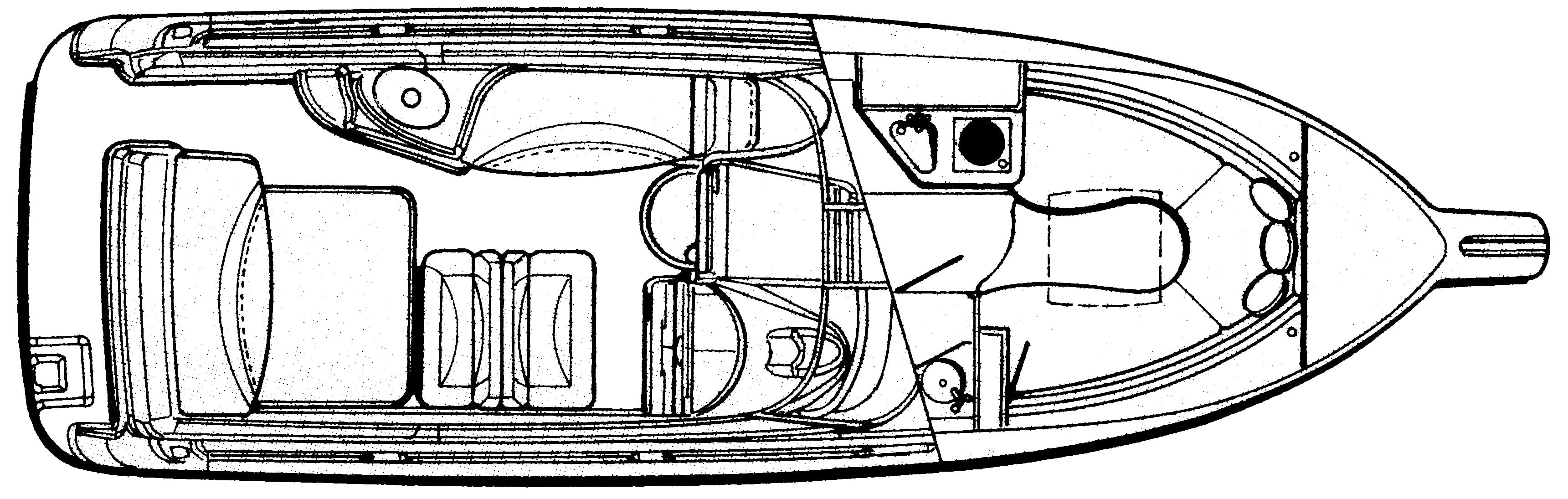 Glastron GS 279 Sport Cruiser floor plan