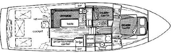Mediterranean 38 Convertible floor plan
