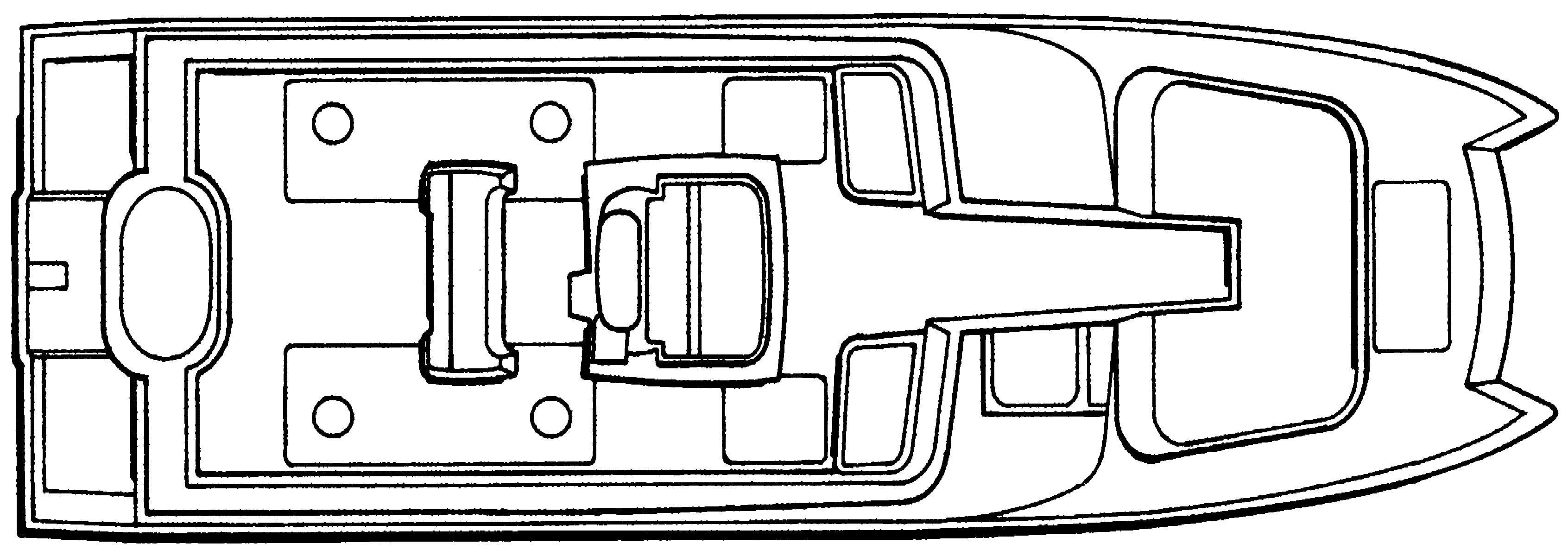 Grady-White X-26 Tigercat floor plan