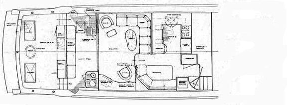 Mikelson Yachts 64 Sportfisher floor plan
