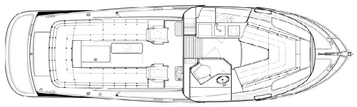 MJM Yachts 29z floor plan