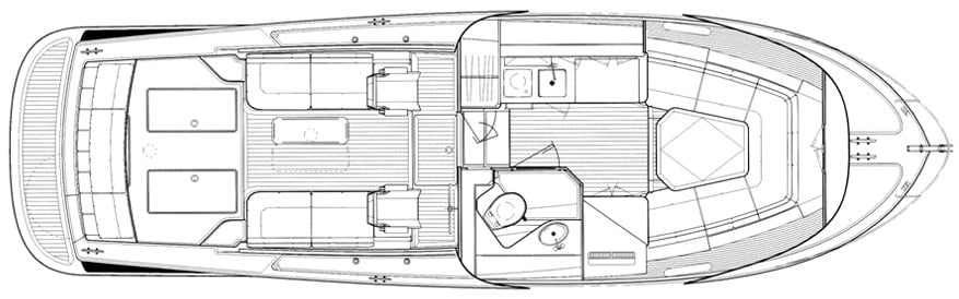 MJM Yachts 34z floor plan