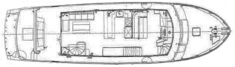 Grand Alaskan 65 Flush Deck floor plan