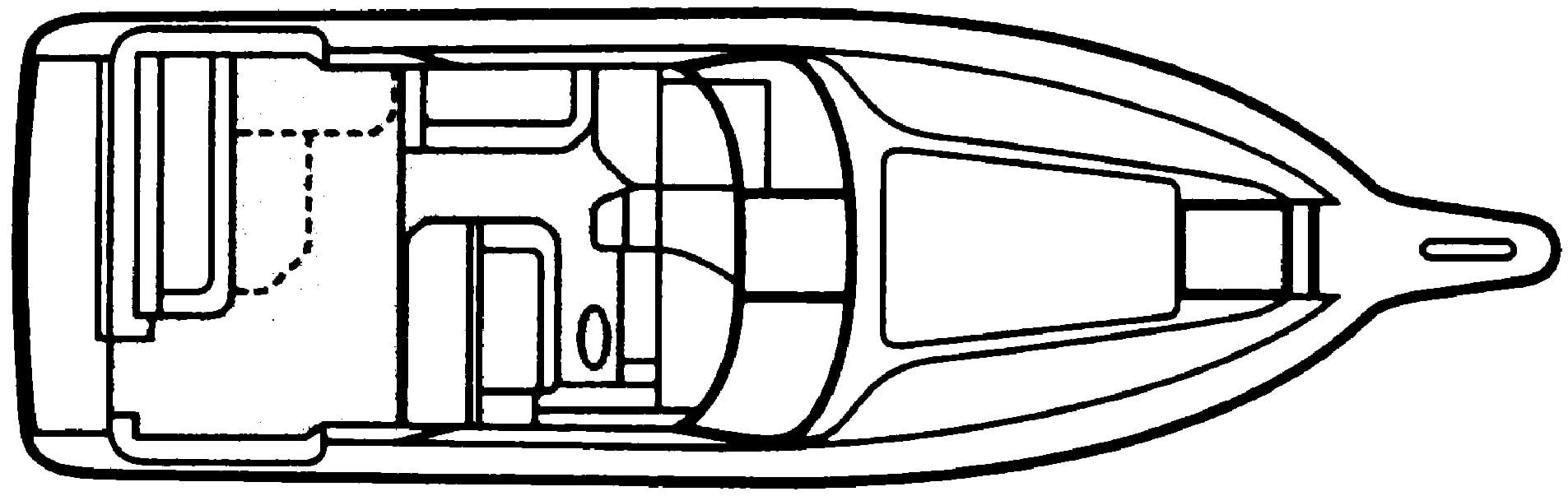 Monterey 265-276 Cruiser floor plan