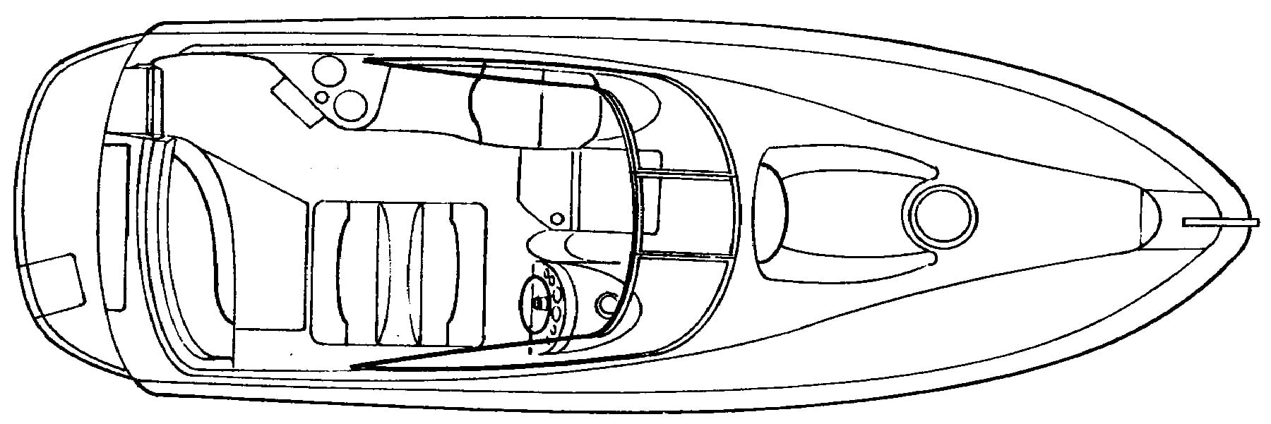 Monterey 270 Cruiser floor plan