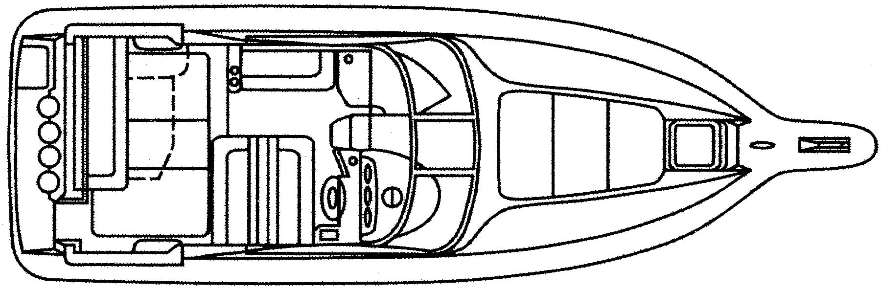 Monterey 286-296 Cruiser floor plan