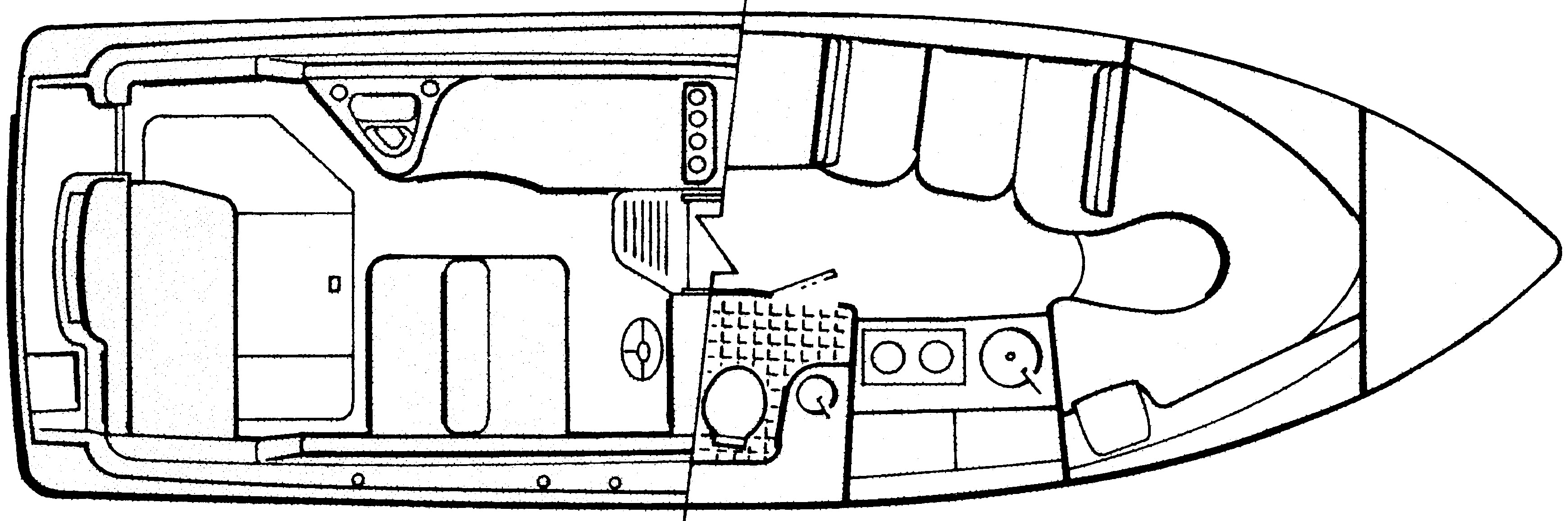 Monterey 302 Cruiser floor plan