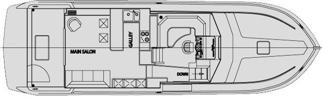 Navigator Yachts 4800 Classic floor plan
