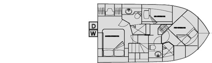 Navigator Yachts 4800 Classic floor plan