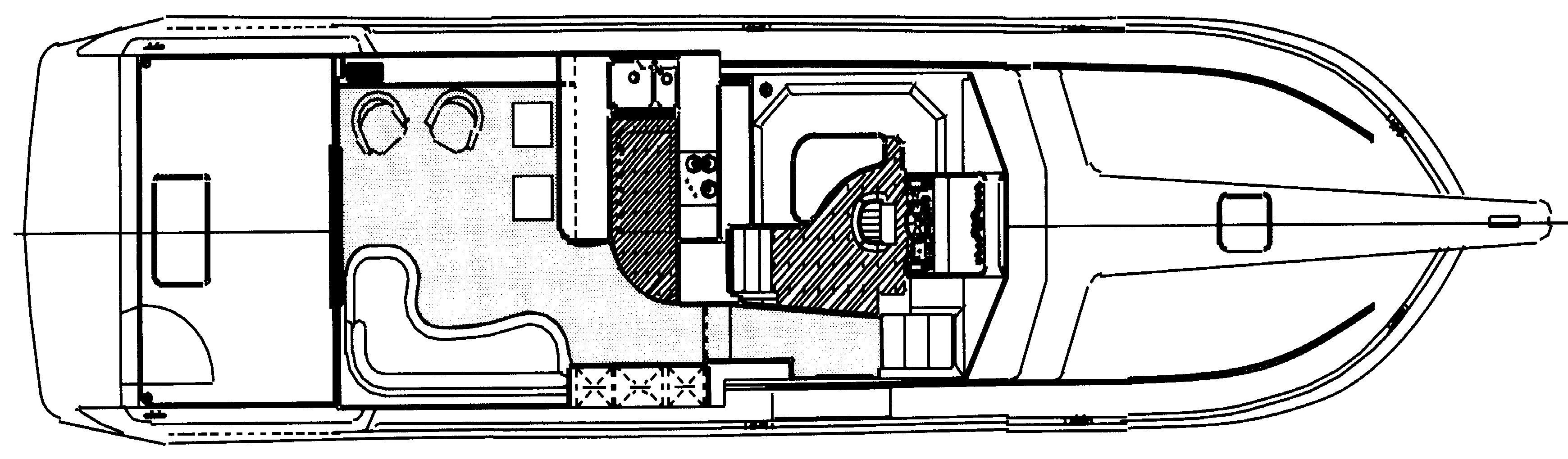 Navigator Yachts 56 Classic floor plan