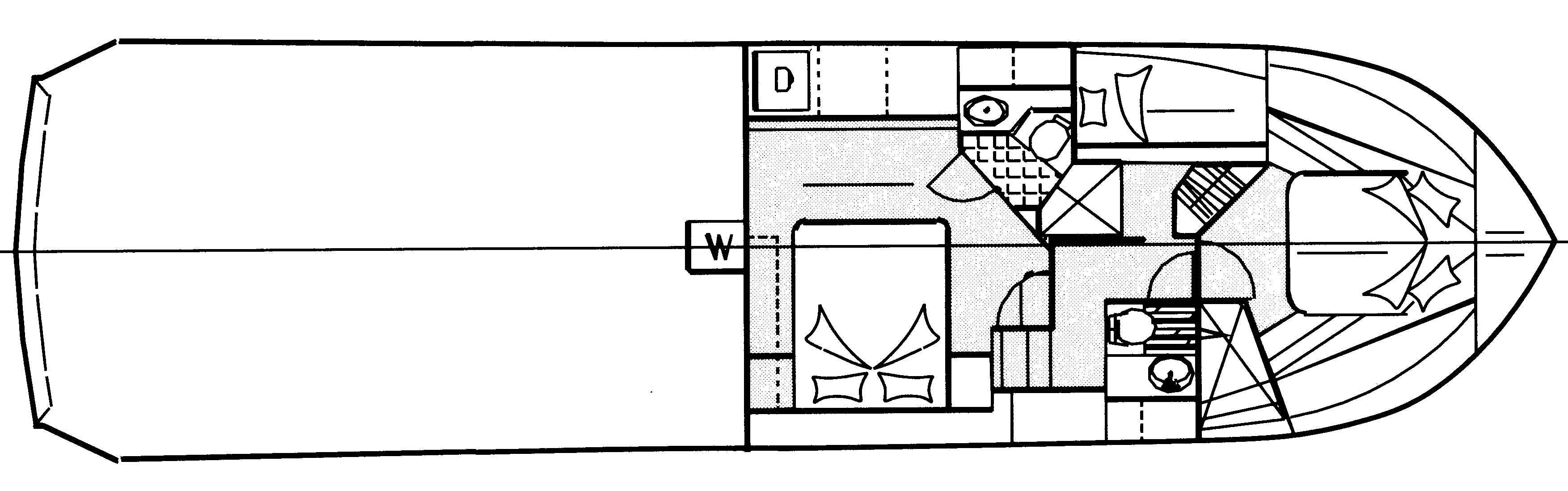 Navigator Yachts 56 Classic floor plan