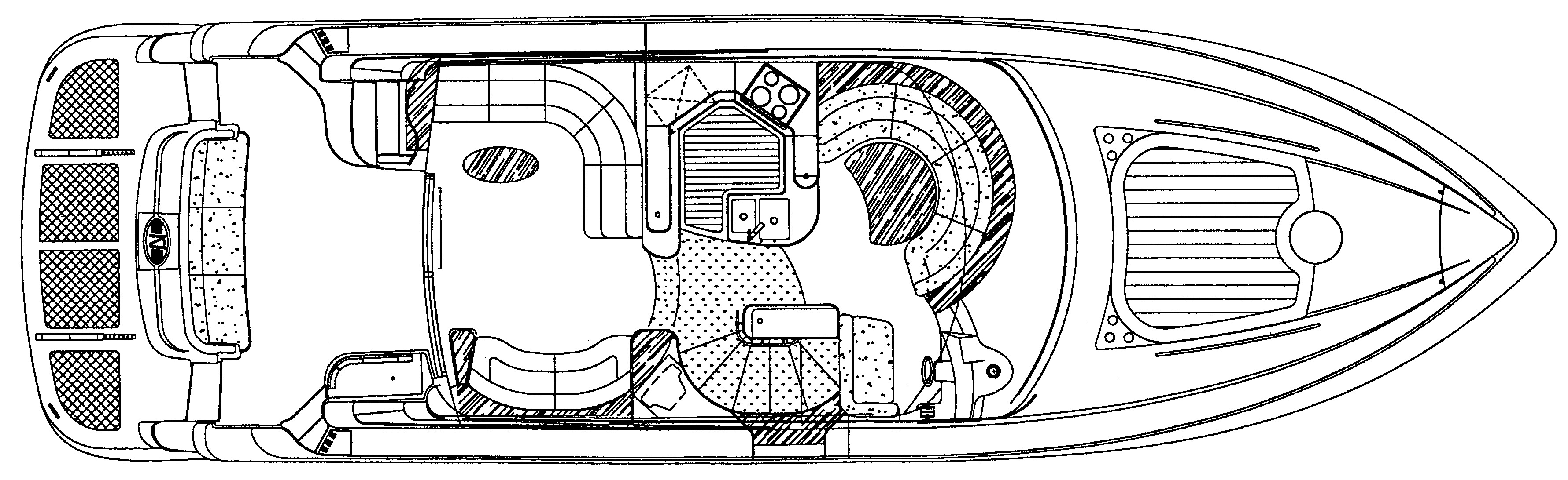 Neptunus 56 Flybridge floor plan