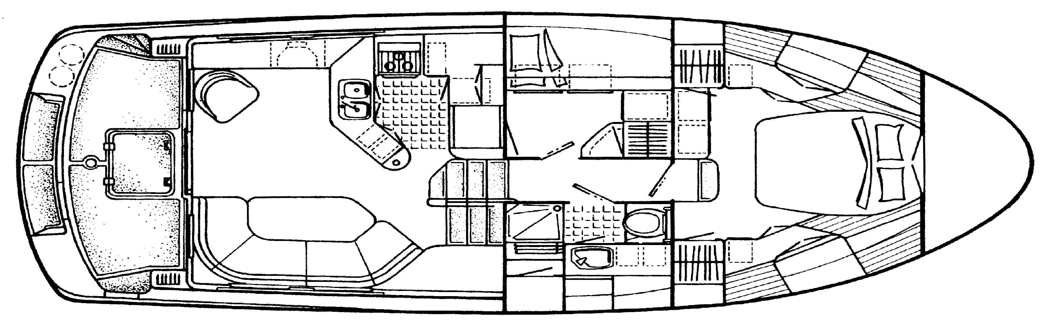 Nordhavn Yachts 40 floor plan