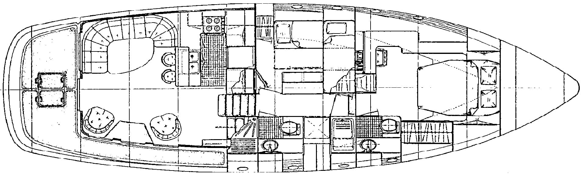 Nordhavn Yachts 46 floor plan