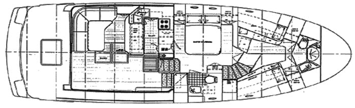 Nordhavn Yachts 50 floor plan