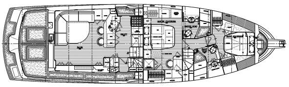 Nordhavn Yachts 57 floor plan